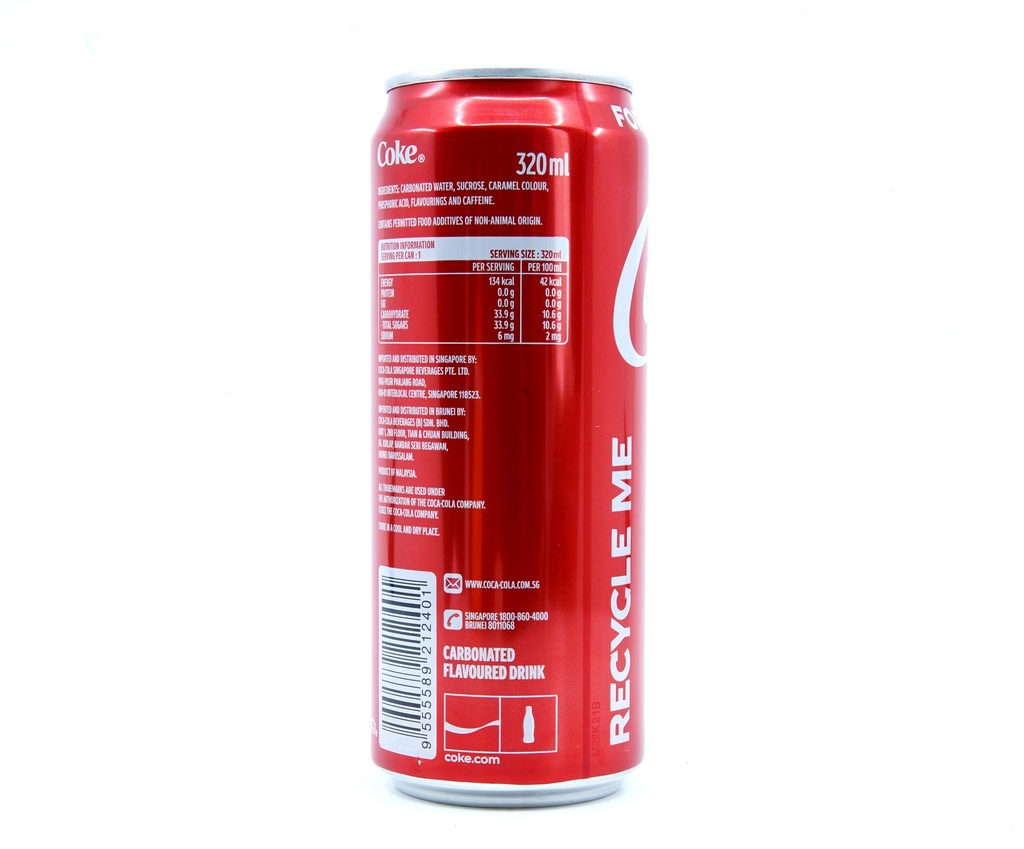 Coca Cola Coke 320ml Can