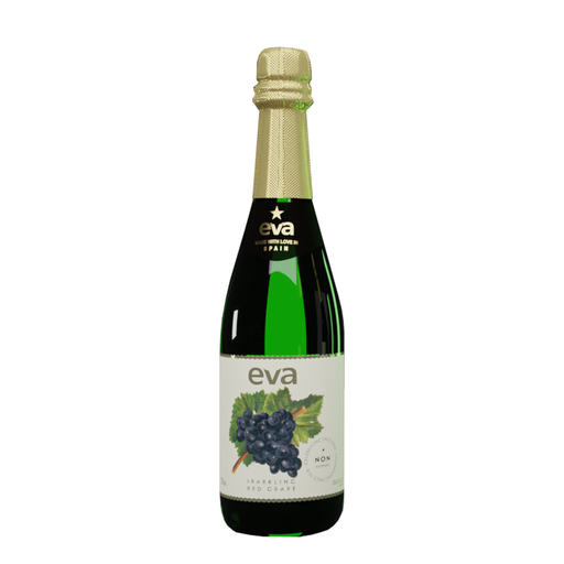 [11080] Eva Sparkling 750ml (Red Grape)