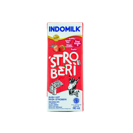 [14002] Indomilk 180ml (Strawberry)