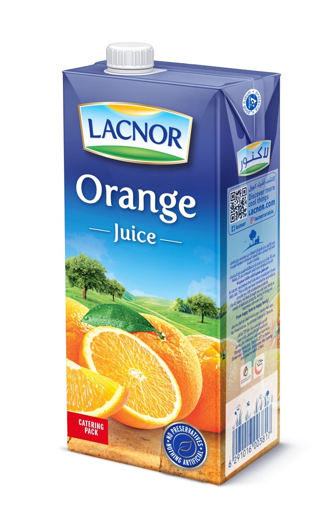 Lacnor Juice 1 Ltr - Orange