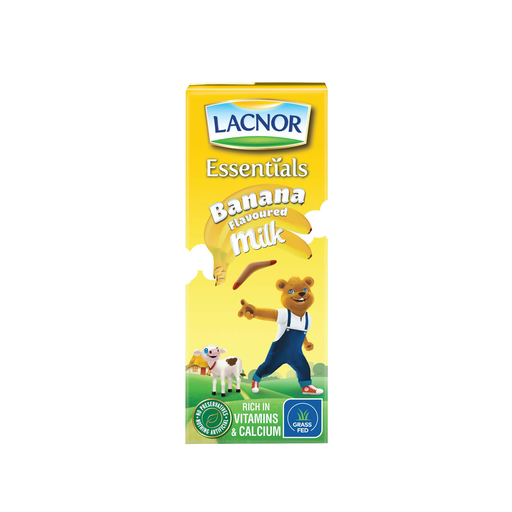 [14325] Lacnor Milk 180ml Flavoured (Banana)