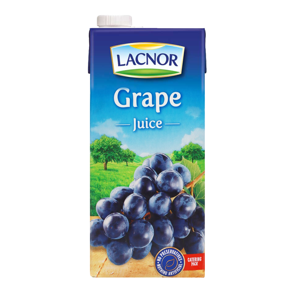 Lacnor Juice 1 Ltr - Grape Damaged