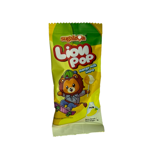 [24261] Lion Pop Milky Lollipop 9g (Mango)