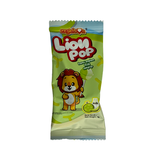 [24262] Lion Pop Milky Lollipop 9g (Melon)