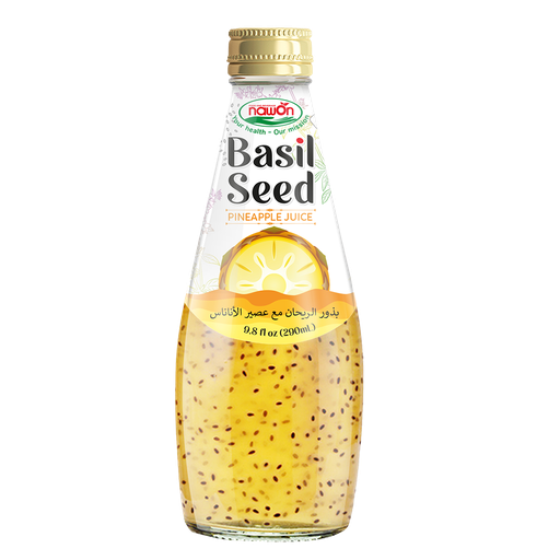 [12205] Nawon Basil Seed Drink 290ml (Pineapple)