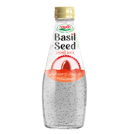 [12203] Nawon Basil Seed Drink 290ml (Lychee)