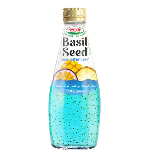 [12202] Nawon Basil Seed Drink 290ml (Fruit Cocktail)