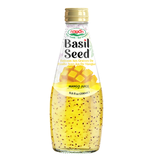 [12204] Nawon Basil Seed Drink 290ml (Mango)