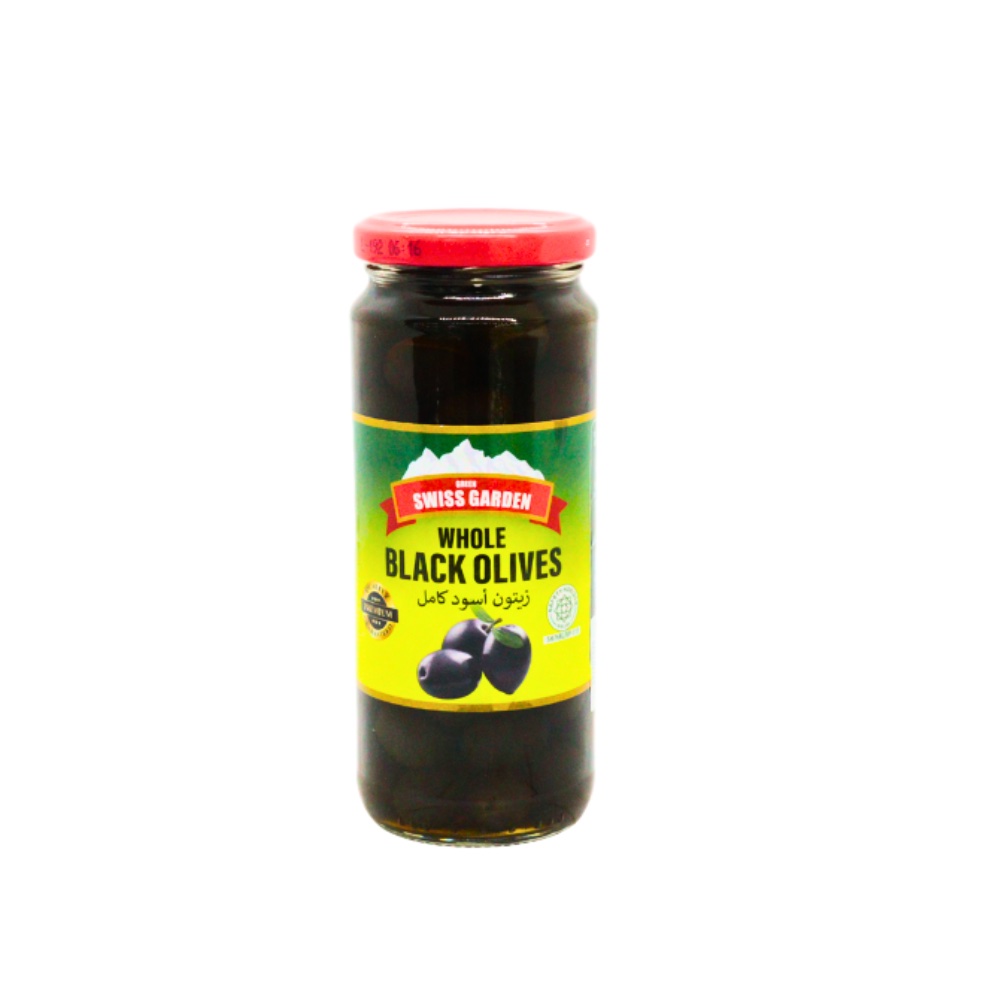 Swiss Garden Black Olives 200g