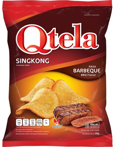 [23152] Qtela Cassava Chips 60g (BBQ)