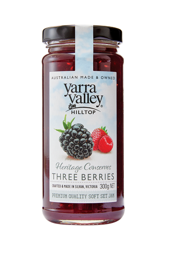 [44365] Yarra Valley Hilltop Jam 300g (ThreeBerries)