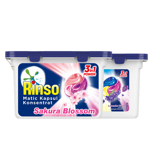 [52271] RINSO Matic Capsule Concentrate 168g (Laven Fresh)