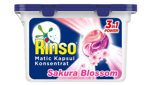 [52272] RINSO Matic Capsule Concentrate 168g (Sakura Blossom)