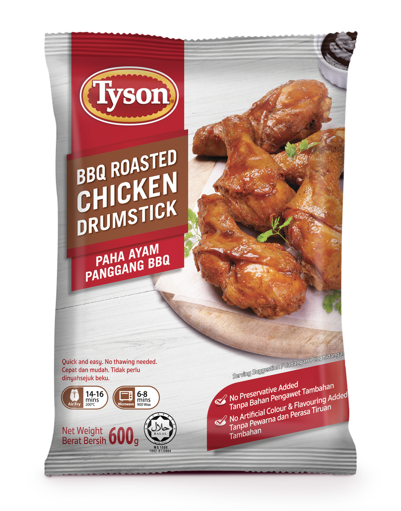 Tyson Chicken BBQ Roaste Drumstick 500g / 600g