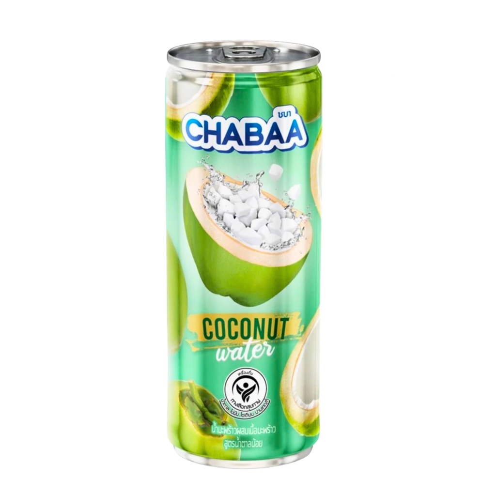 Chabaa Coconut Water with Flesh less Sugar 230ml