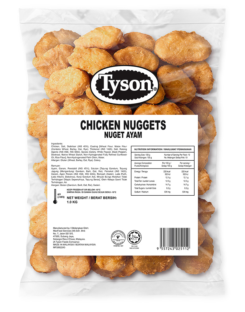 Sale Tyson Chicken Nuggets 1Kg