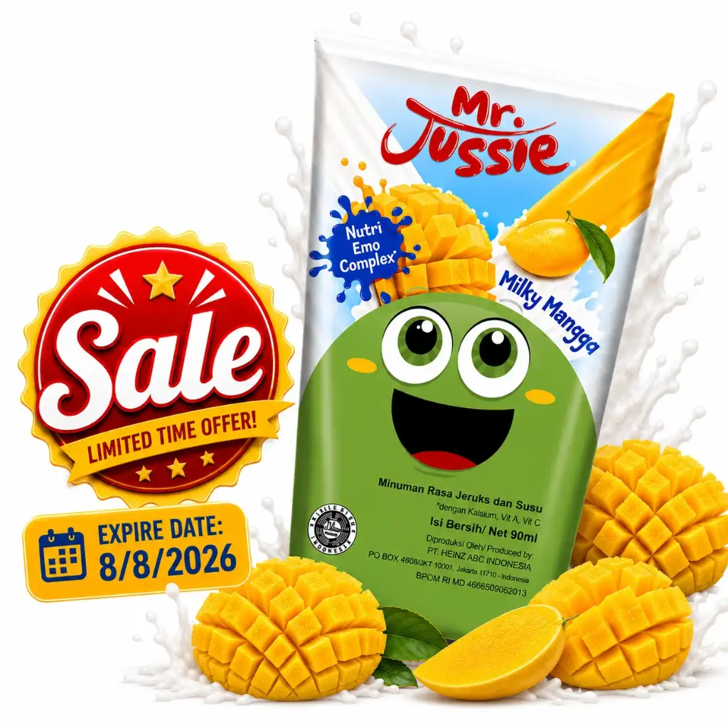 Sale Mr Jussie Milky 90ml (Mango) 