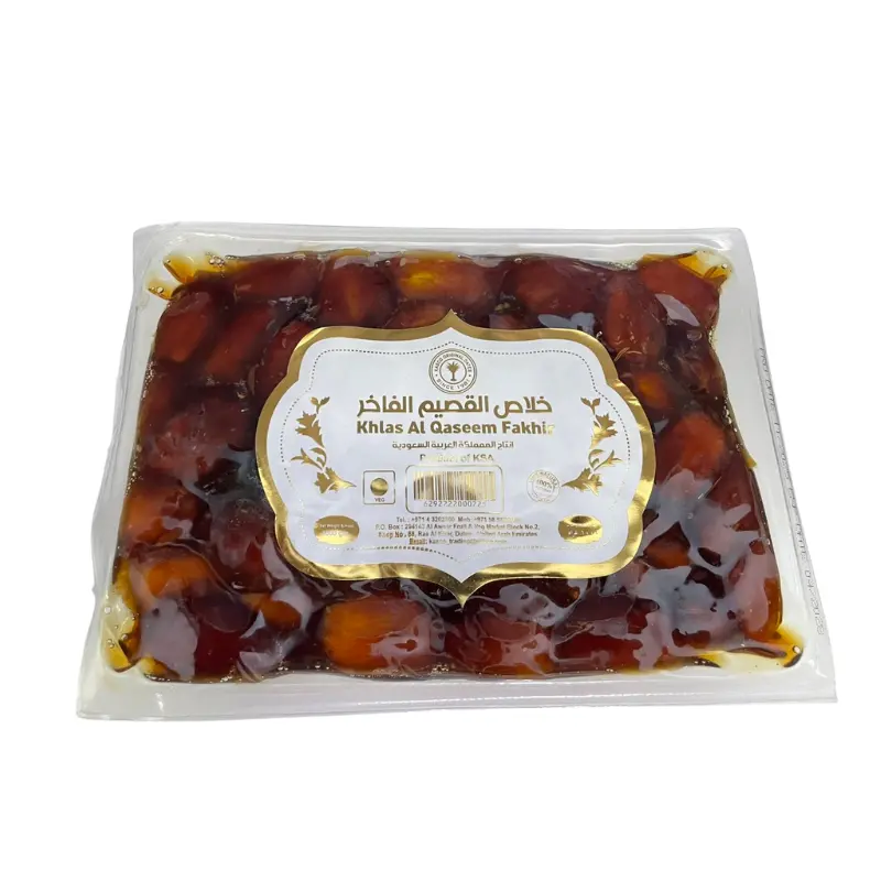 Dates Khalas Al Qaseem 1Kg Vacc Pack