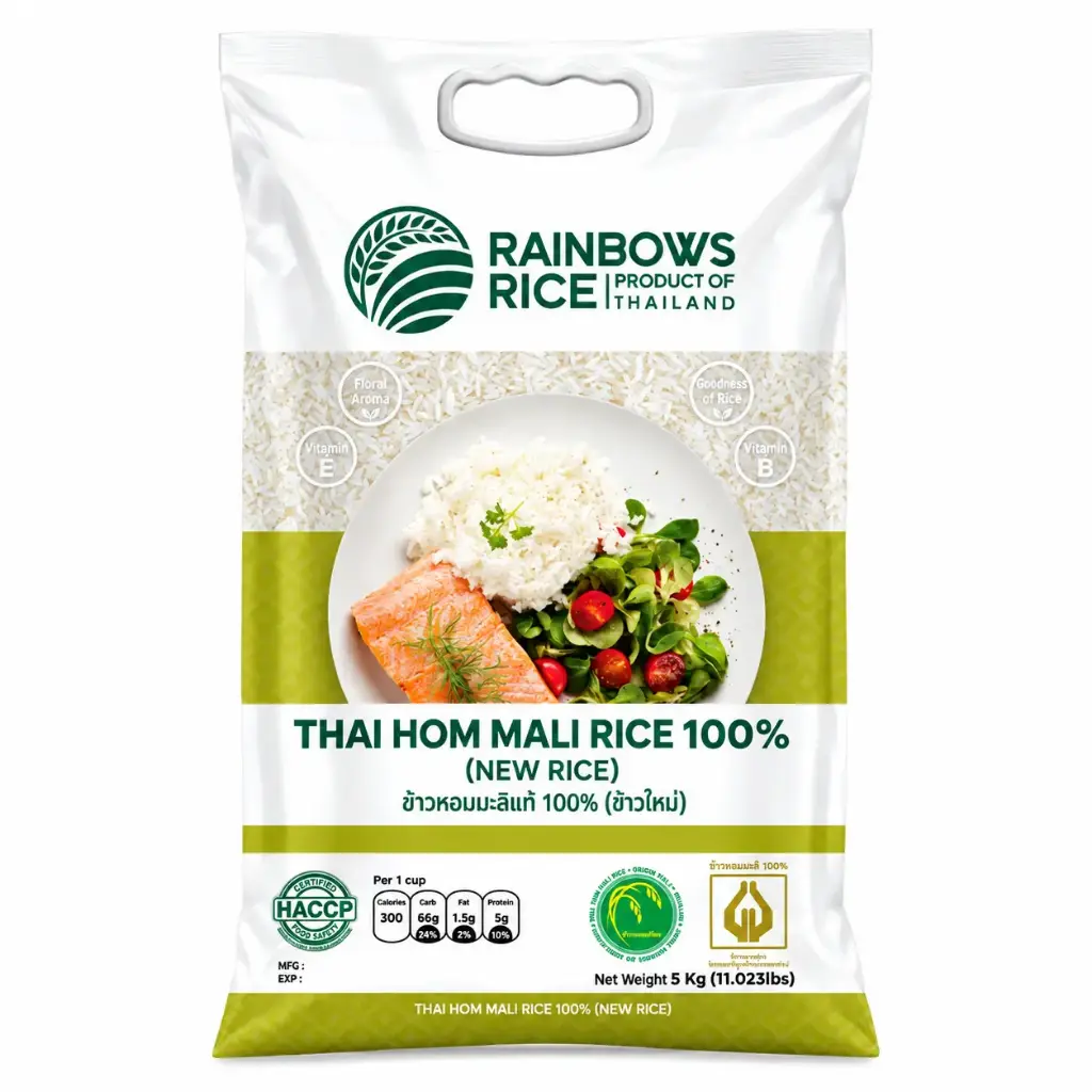 Rainbows Premium Thai Hom Mali Rice 5Kg