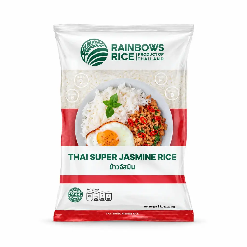 Rainbows Thai Super Jasmine Rice 1Kg