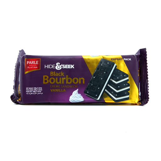 [21047] Parle Black Bourbon Vanil 100g