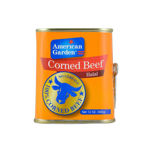 [42069E] A. Garden Corned Beef 340g Tin Short Expiry
