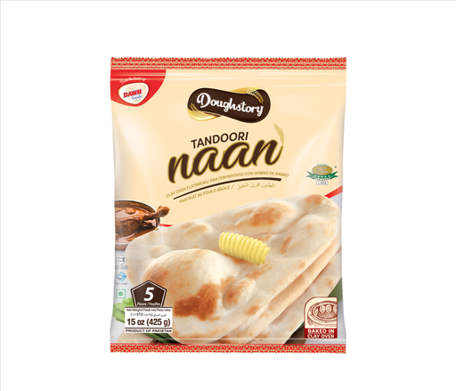 [48021] DoughStory Naan Tandoori 425g (5 Pcs)