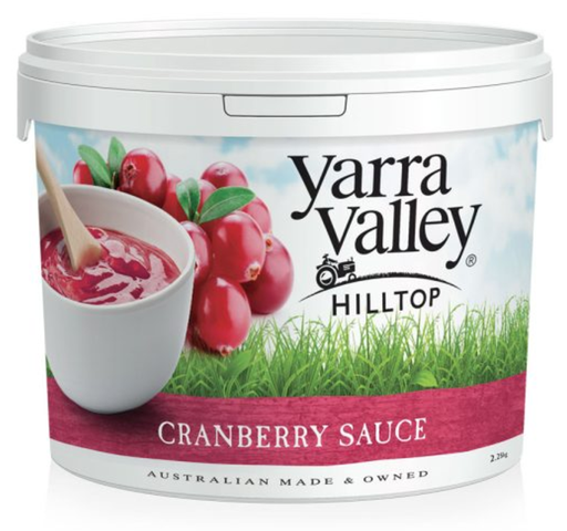 [44381] Yarra Valley Hilltop Sauce - Cranberry 2.25 Kg