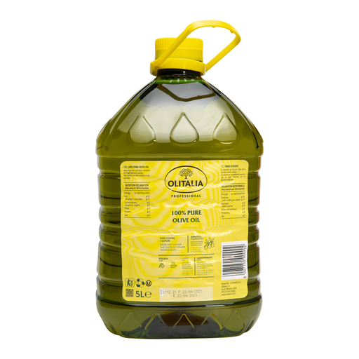 [34416E] Olitalia Pure Olive Oil 5L Pet Short Expiry