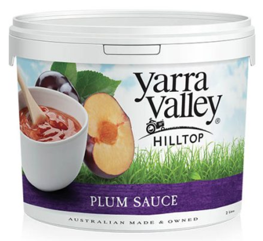 [44382E] Yarra Valley Hilltop Sauce - Plum 2 Ltr Short Expiry