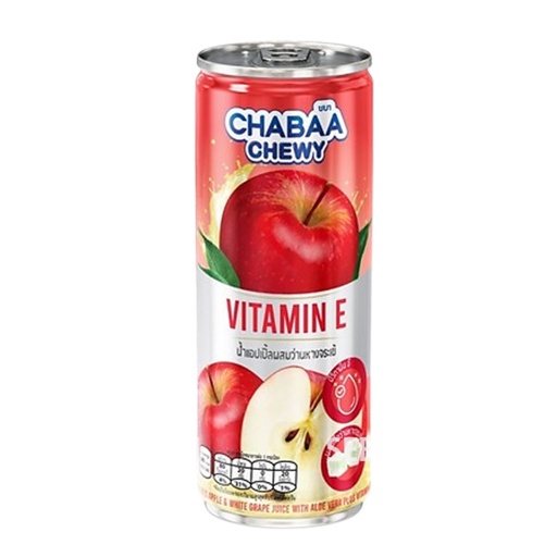 [11071S] Sale Chabaa Chewy Red Apple & White Grape Juice with Aloe 230ml