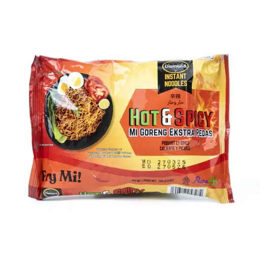 [45153] Diamond Hot & Spicy Fried Noodles 75g
