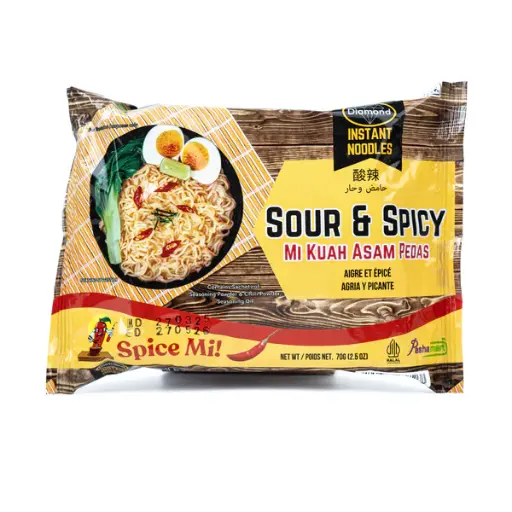 [45155] Diamond Spice Mi Sour & Spicy Soup Noodle 70g