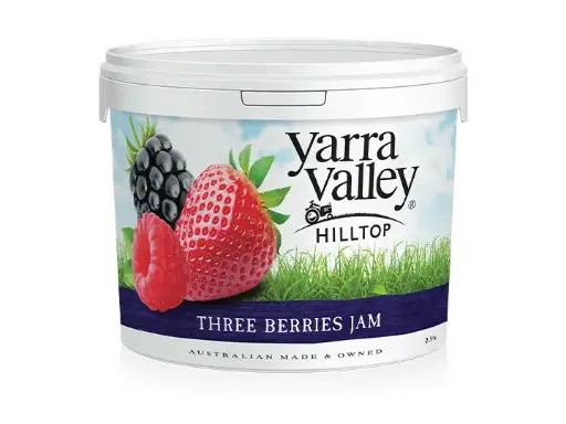 [44375E] Yarra Valley Hilltop Jam 2.5Kg (ThreeBerries) Short Expiry
