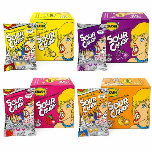 Okashi Sour Candy 16g