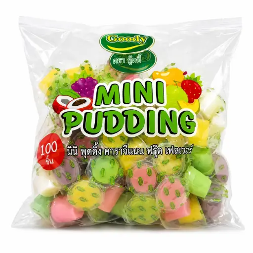 [24351] Goody Mini Pudding (100 Pcs) 1.56Kg Packet