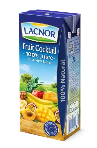 [13002E] Lacnor Juice 180ml (Fruit Cocktail) Short Expiry