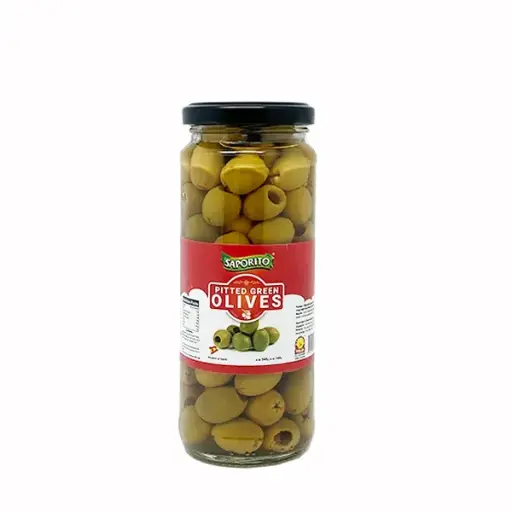 [42605] Saporito Pitted Green Olive 340g