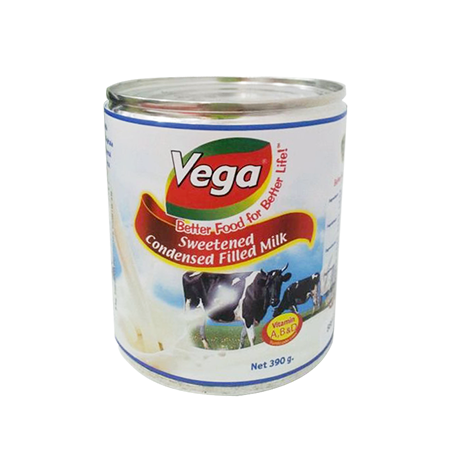 [42003] Vega Condensed Milk 390g Tin